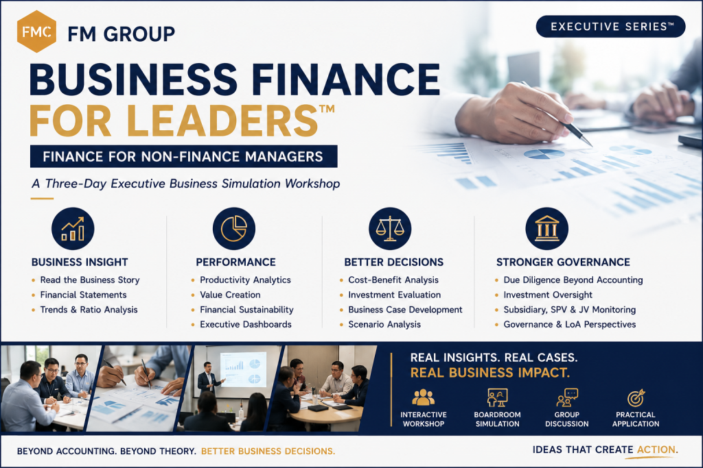 “Finance for Non Finance” Building Better Business Leaders Through Financial Thinking